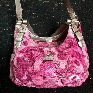 Coach Maggie Shoulder Bag - Pink Multi